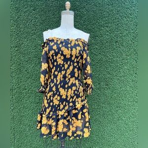 Off the shoulder ruffle dress